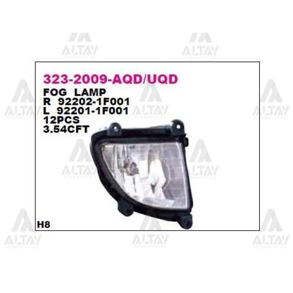 DEPO 3232009RUQD Sis Farı Sağ Sportage 05-06 