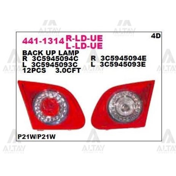 DEPO 441-1314L-LD-UE Bagaj Stop Lambası Sol VW Passat 4K 05-09