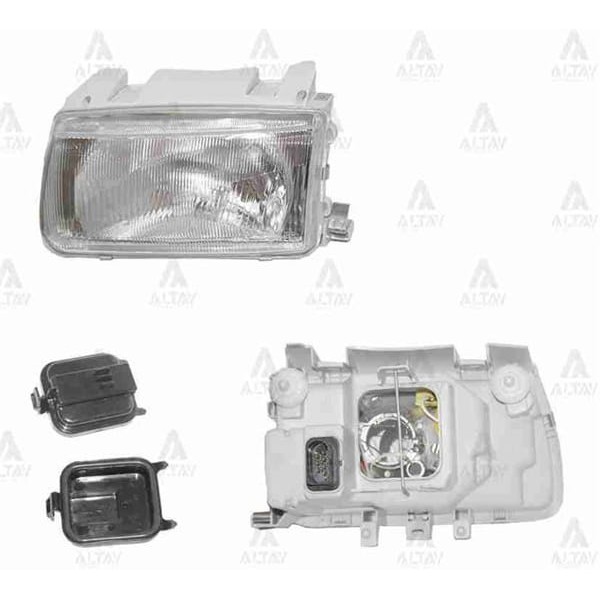 DEPO 4411123LLDEM Far Sol Polo 95- Elektrikli Motorlu 