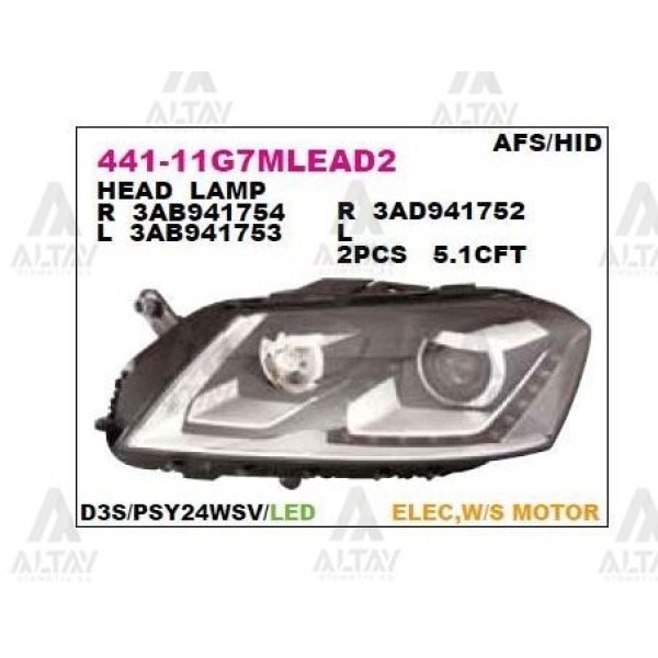 DEPO 44111G7RMLEAD2 Far Sağ Komple 