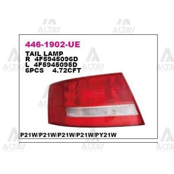 DEPO 4461902LUE Stop Lambası Sol Dıs A6 05-08 