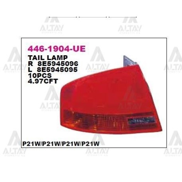DEPO 4461904RUE Stop Lambası Dış Sağ A4 05-06 S4 05- Taıl