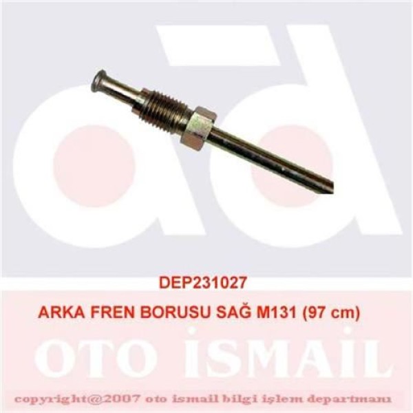 DEPAR 1027 Fren Borusu Arka Sağ Murat 131 97 Cm 