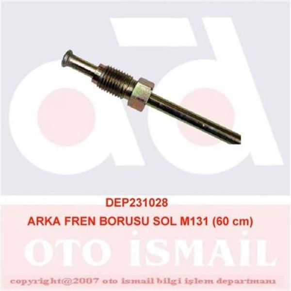 DEPAR 1028 Fren Borusu Arka Sol Murat 131 Doğan Kartal Şahin 60 Cm 