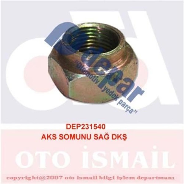 DEPAR 1540 Aks Somunu Sağ Doğan Kartal Şahin