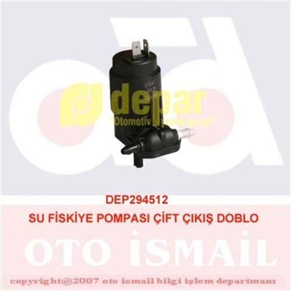 DEPAR 4512 Su Fıskiye Pompası Çıft Çıkış Doblo 
