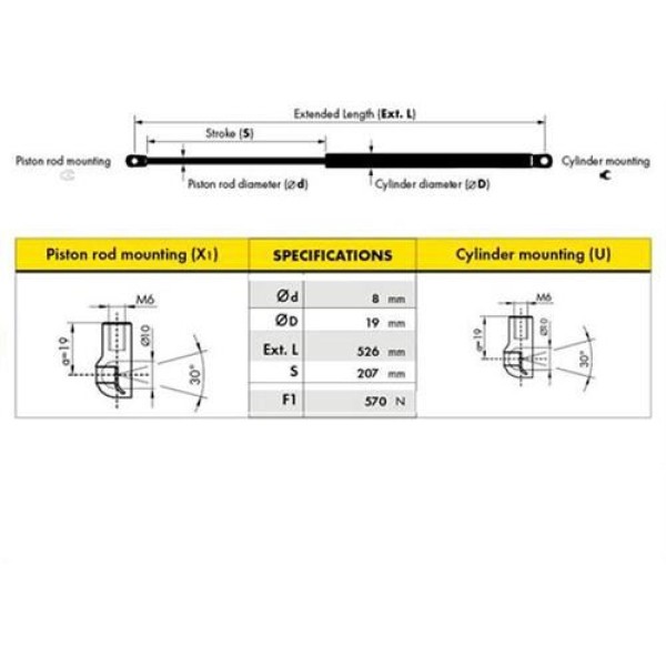 DESPA D00013.1 Bagaj Amortisörü Palio Hb