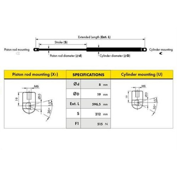 DESPA D00014.1 Bagaj Amortisörü Megane Scenic