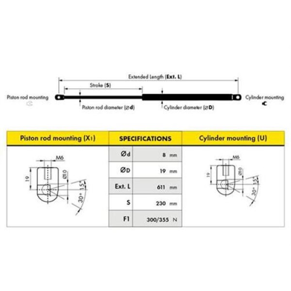 DESPA D00025.2 Bagaj Amortisörü Saxo