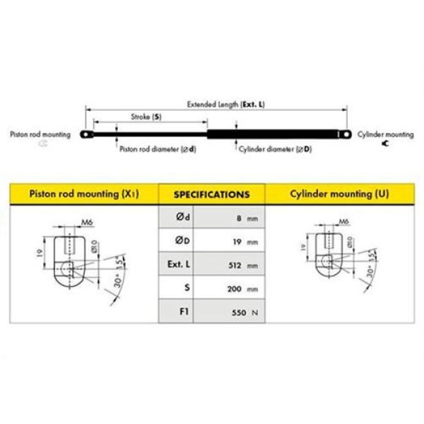 DESPA D00028.3 Bagaj Amortisörü Focus Sw 98-