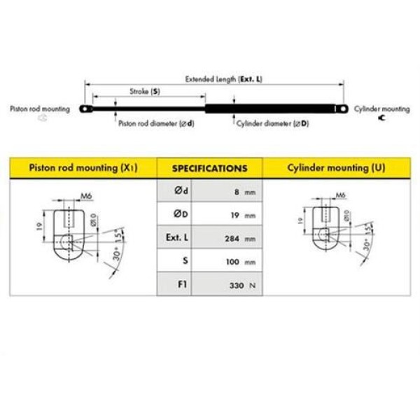 DESPA D00031 Bagaj Amortisörü Cordoba 98-