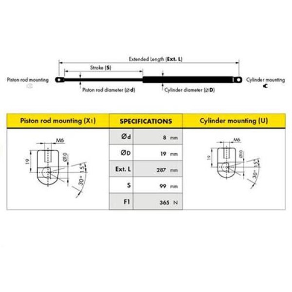 DESPA D00031.1 Bagaj Amortisörü Cordoba Varıo Sw 00- D0091 