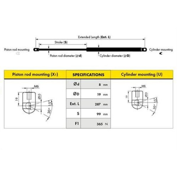 DESPA D00034.4 Bagaj Amortisörü Polo Clasıc Sedan 00- D0064-1