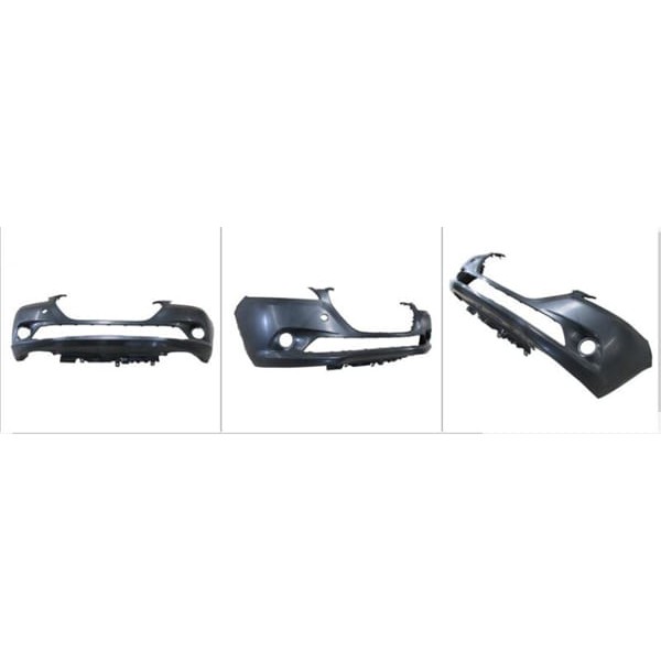 E.BODY 1567-2000 Ön Tampon Siyah Peugeot 301- 1316 (Sıspanjurceki Demirikapağı Delikli)(Eurobump) 