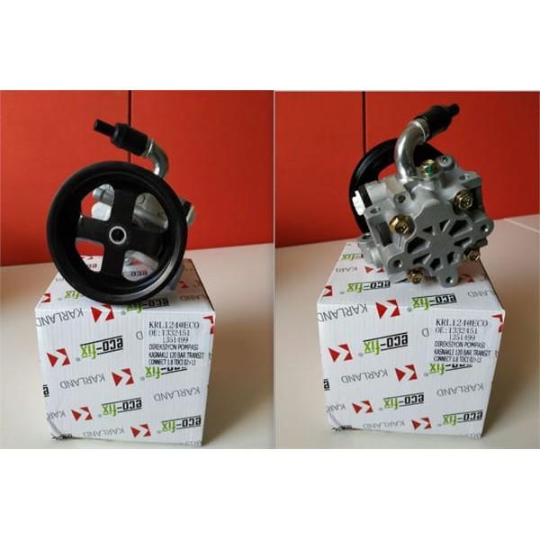 ECO-FIX KRL124 Direksiyon Pompası Connect 02-13 Kasnaklı 120 Bar