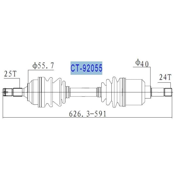 ECOFIX KRL0524ECF Ön Aks PartnerBerlingo 96- 1,9 Sol Xud9Dw8 (Abs Sız)