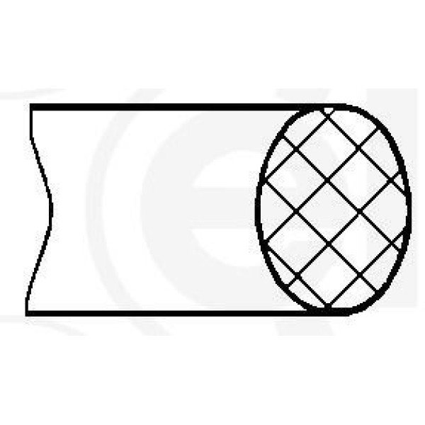 ELRING 131020 Gömlek Lastiği 128Mm Man Tga 2876 - Kalın Siyah