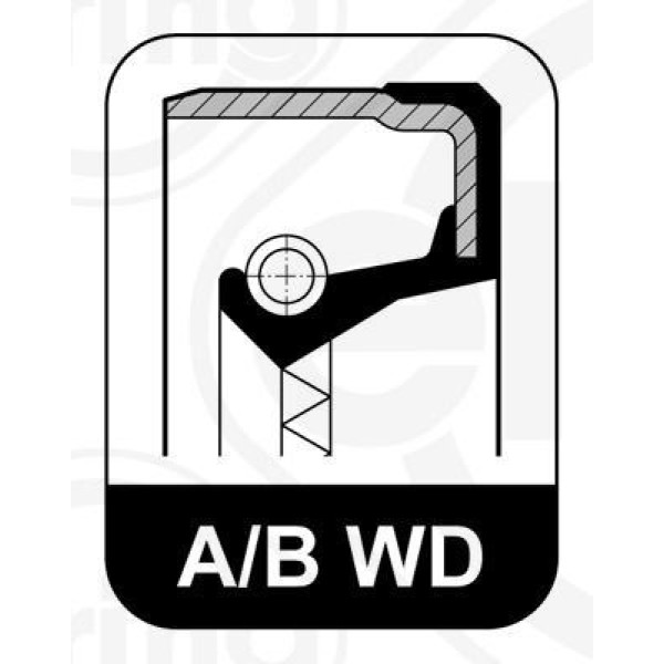 ELRING 198440 85×105×13/9,5 Beyin Mahruti Yarım Lastikli Viton 