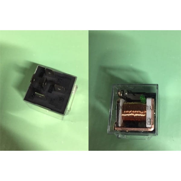 EMA-MFK YLE-1 Röle 5 Uçlu Şeffaf Mini Röle 12V Ünıversal 40 Amper