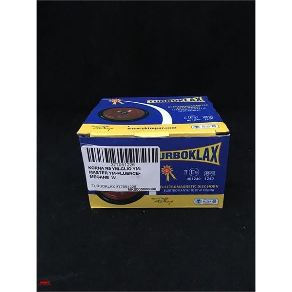 TURBOLAX 377951226 Korna Renault 9 Yeni Model CLIO Yeni Model Master Yeni Model Fluence Megane II Sy