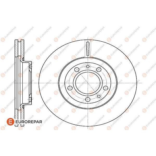 EUROREPAR 1618862580 Mqp Ön Fren Diski