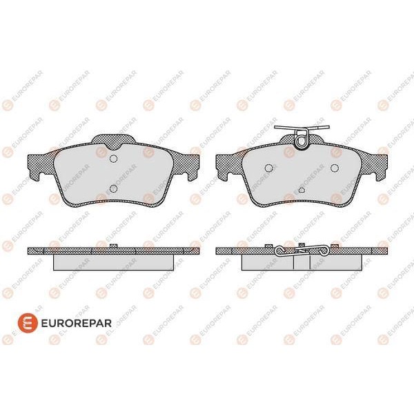 EUROREPAR 1619790380 Erp Arka Fren Balatası 