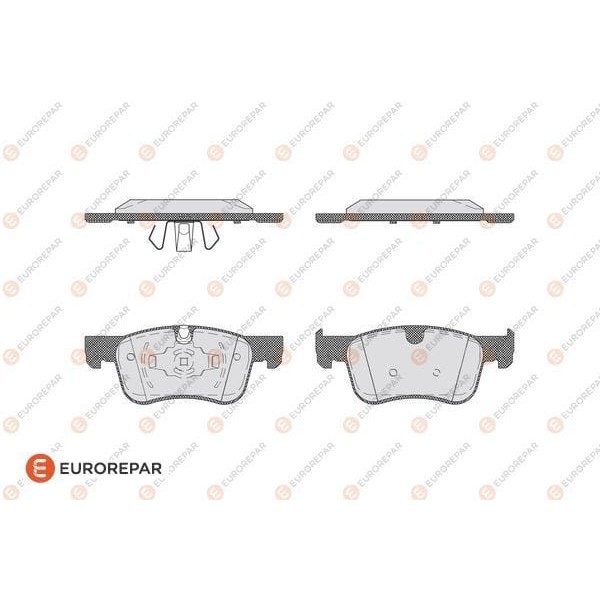 EUROREPAR 1619791080 E:4 Ön Fren Balatası Psa