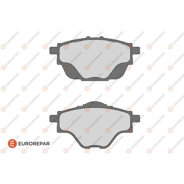 EUROREPAR 1619791280 E:4 Rr Br Pad