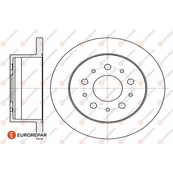 EUROREPAR (PSA) 1642766680 Erp Fren Diski Arka (5D 280Mm) Boxer Jumper Ducato 06- 