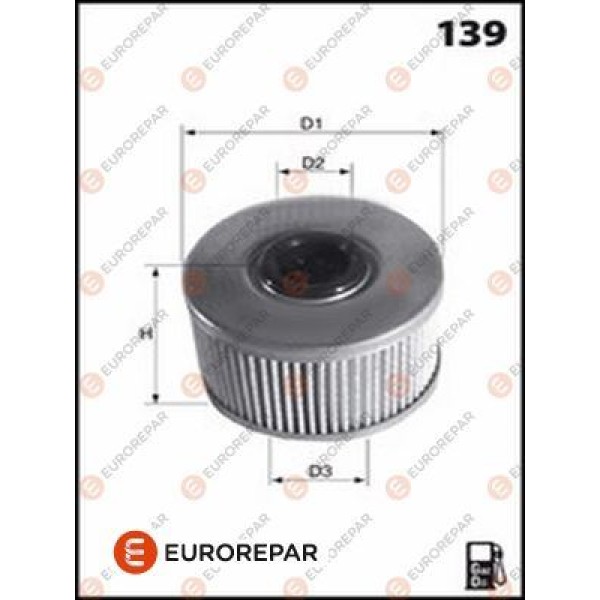 EUROREPAR 1643630880 Yağ Filtresi 