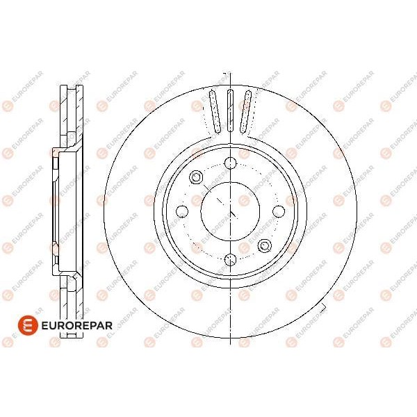 EUROREPAR 1667857480 E:2 Ön Fr Disk Eurorepar