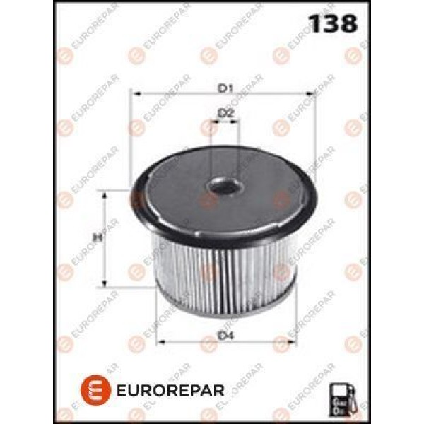 EUROREPAR E148107 Mazot Filtresi 