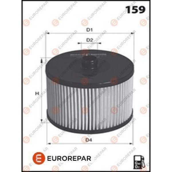 EUROREPAR E148139 Mazot Filtresi