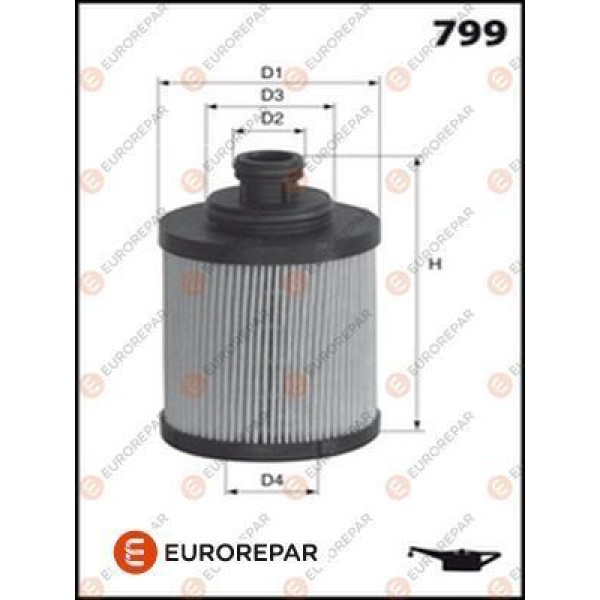 EUROREPAR E149113 Yağ Filtresi 