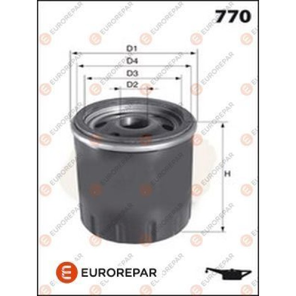 EUROREPAR E149130 Erp Yağ Filtresi