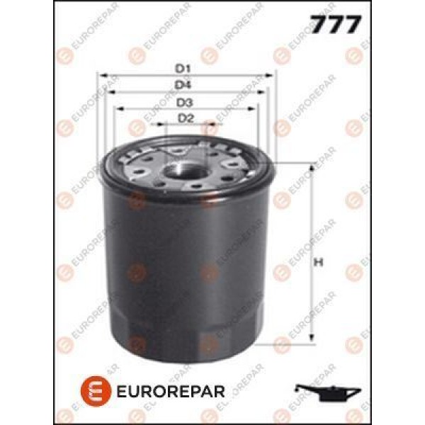 EUROREPAR E149162 Yağ Filtresi Erp 