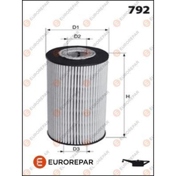 EUROREPAR E149201 E:Yağ Filtresi 