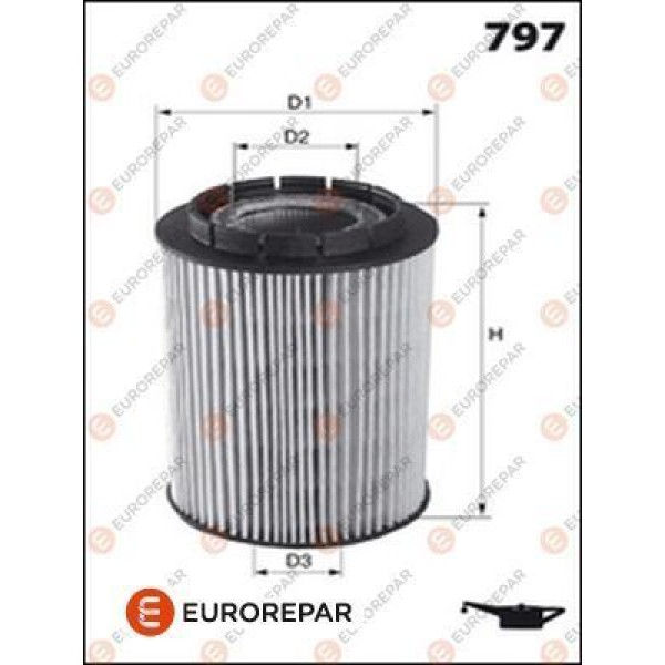 EUROREPAR E149208 Yağ Filtresi 