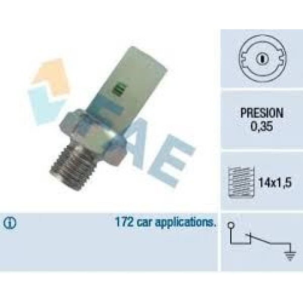 FAE 12370 Yağ Müşürü Renault 9 Yeni Model R11 R19 R21 CLIO Kangoo Megane Laguna 