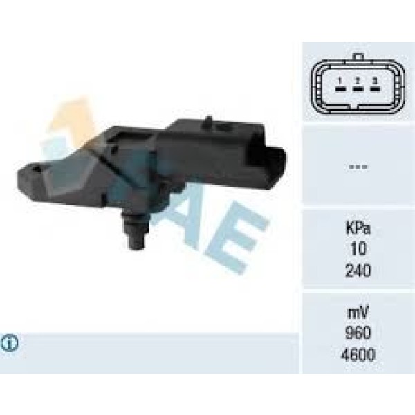 FAE 15046 Basınç Alıcısı 207 307 407 Partner / C3 C4 1.6HDI 2.0 HDI 
