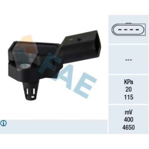 FAE 15060 Basınç Sensörü Emme 15- Polo-Ibiza-A1 1.0Tsi-TFSI