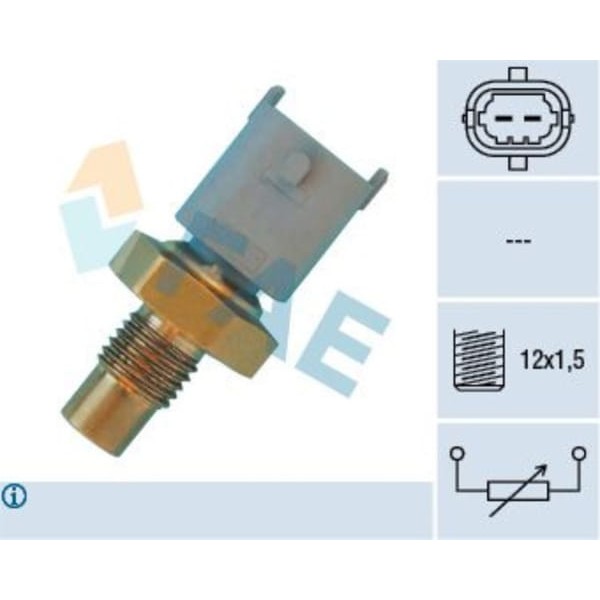 FAE 33670 Motor Sıcaklık Sensörü 2 Fişli Vectra B Omega B 96-03 