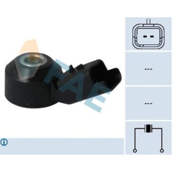 FAE 60238 Vuruntu Sensörü 108 2008 206 207 208 3008 301 307 308 I II 406 407 5008 508 607 807 Partne