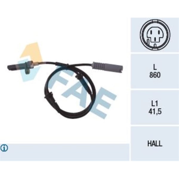 FAE 78009 Sensör Abs E-39 Arka -98