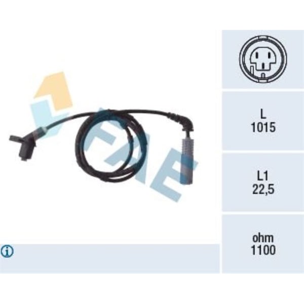 FAE 78019 Sensör Abs E-46 Arka