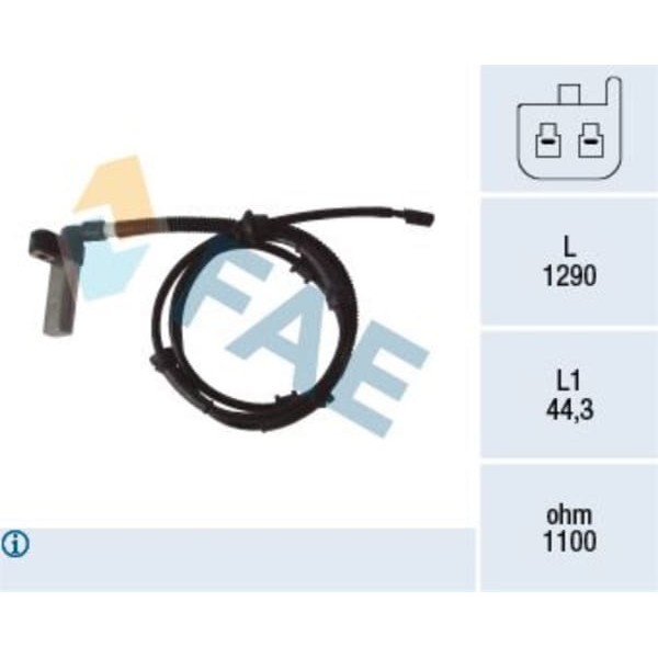 FAE 78068 Tekerlek Hız Sensörü Sol Arka Aks Grans Cherokee I