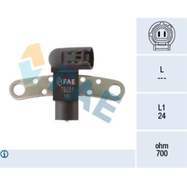 FAE 79031 Krank Mili Sensörü Eksantrik Logan Kubıstar-Micra CLIO II III Kangoo Laguna Megane I II Sc 