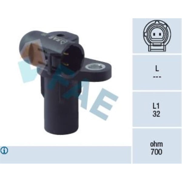 FAE 79183 Krank Mili Sensörü Eksantrik Megane II Scenic II Master II Trafic II Laguna II Vivaro Mova