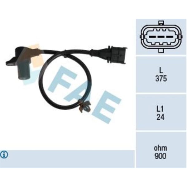 FAE 79303 Krank Pozisyon Sensörü Accent Blue 1,6 CRDI 2011 - Accent Era 1,5 CRDI 2006 - / Ceed 1,6 C 