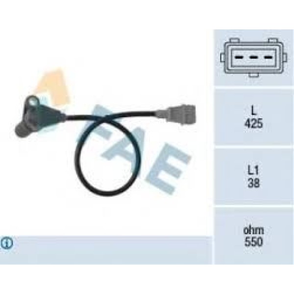 FAE 79364 Krank Mil Sensörü Daewoo-Chevrolet Nubira-Kalos-Tacuma-Lacetti-Aveo 97